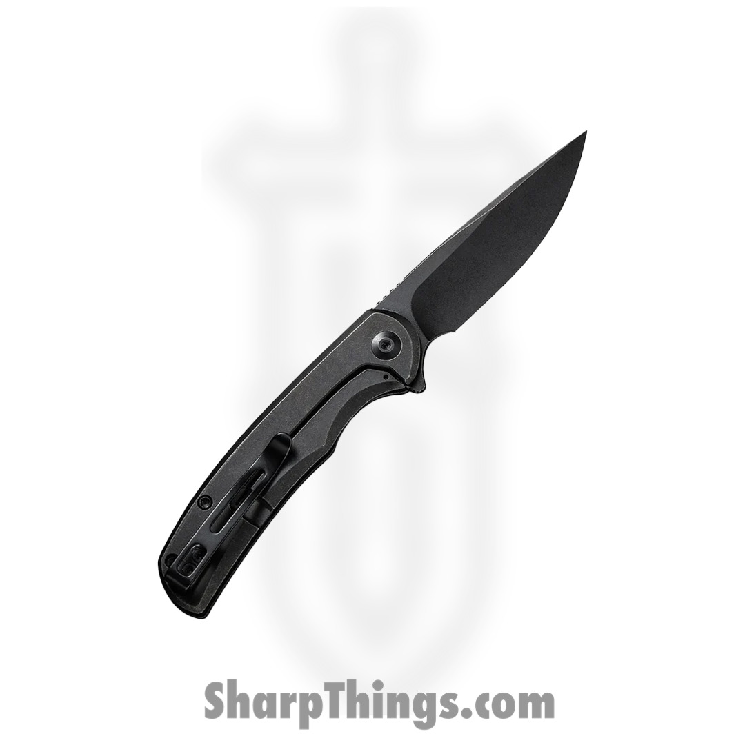 Civivi - CIVC2110C - NOx Stonewashed Drop Point Flipper Knife - Nitro-V - Black - G10 - Image 2
