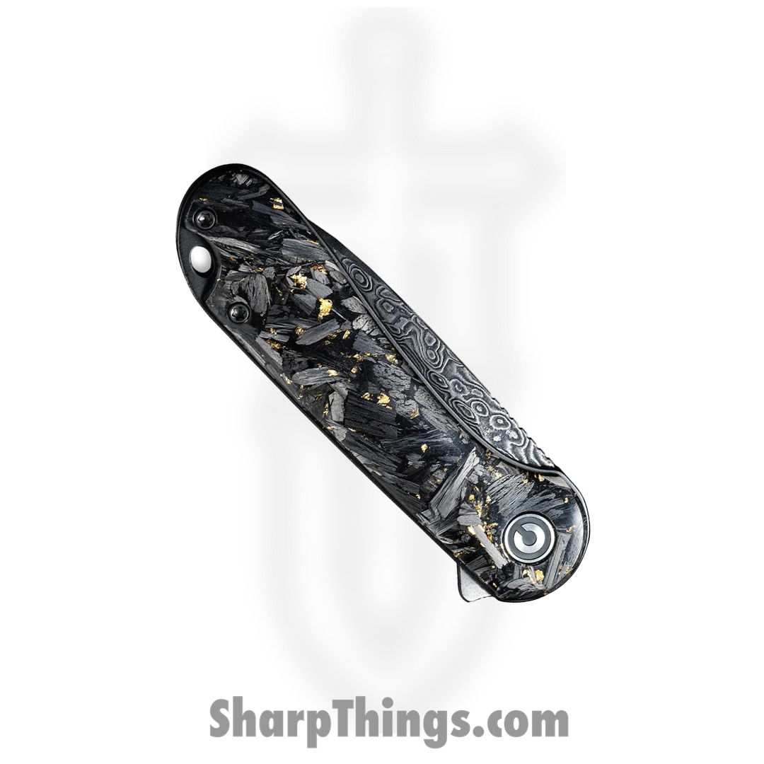 Civivi - CIVC803DS2 - Praxis - Folding Knife - Damascus Drop Point - G10 - Purple - Image 3