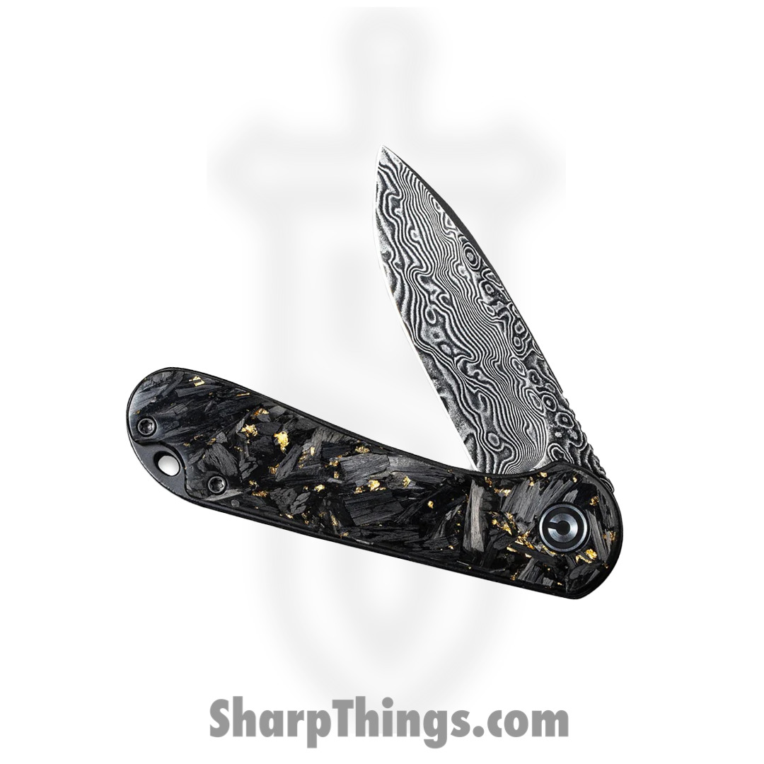 Civivi - CIVC803DS2 - Praxis - Folding Knife - Damascus Drop Point - G10 - Purple - Image 5
