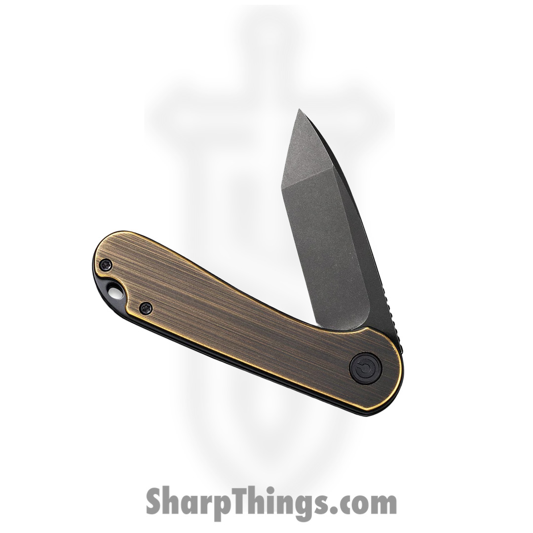 Civivi - Elementum - CIVC907TA - Tanto Linerlock Folding Knife - D2 Rubbed Brass - Image 5