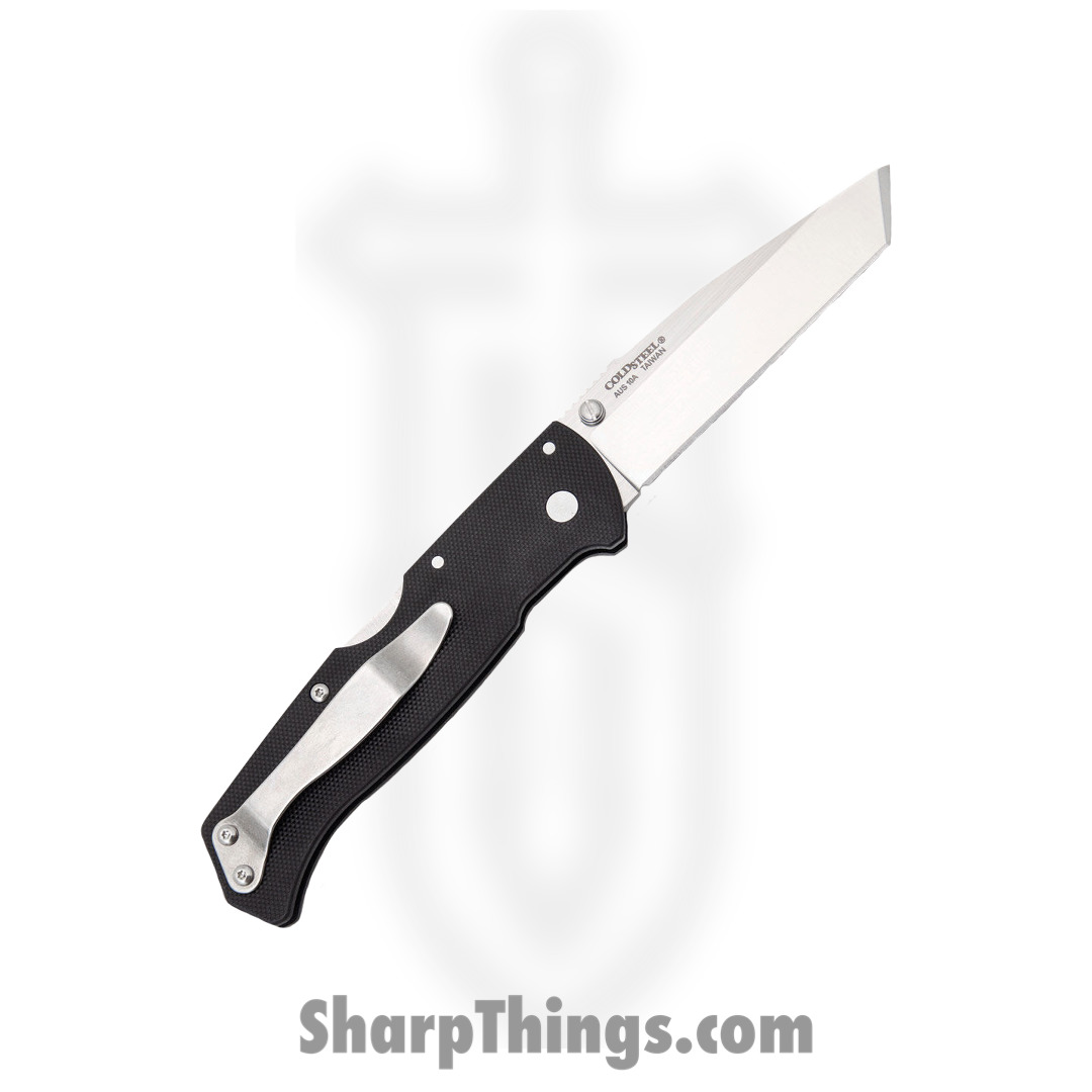 Cold Steel - CS26WT - Air Lite Folding Knife Tanto - Satin AUS-10 - G10 - Black - Image 2