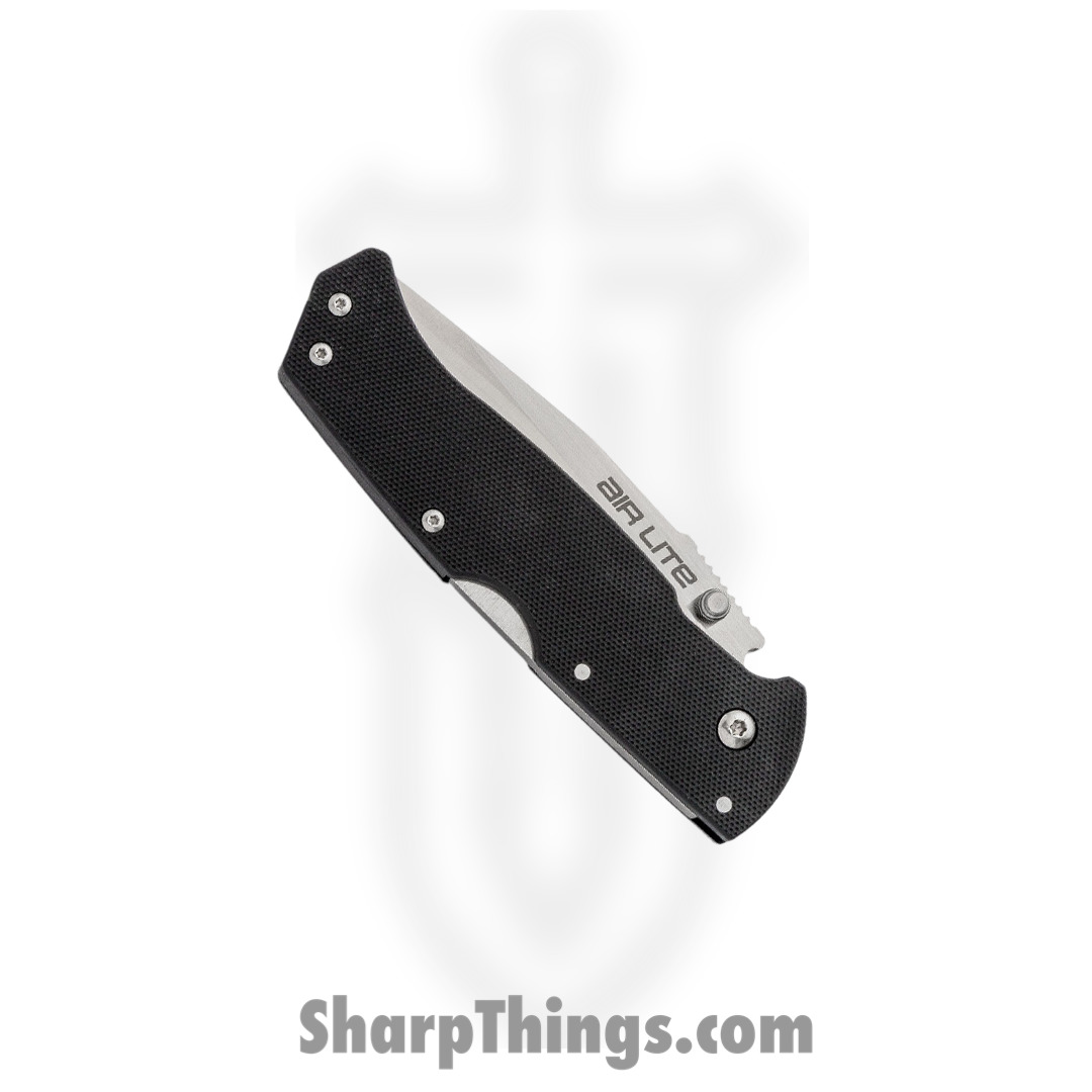 Cold Steel - CS26WT - Air Lite Folding Knife Tanto - Satin AUS-10 - G10 - Black - Image 3