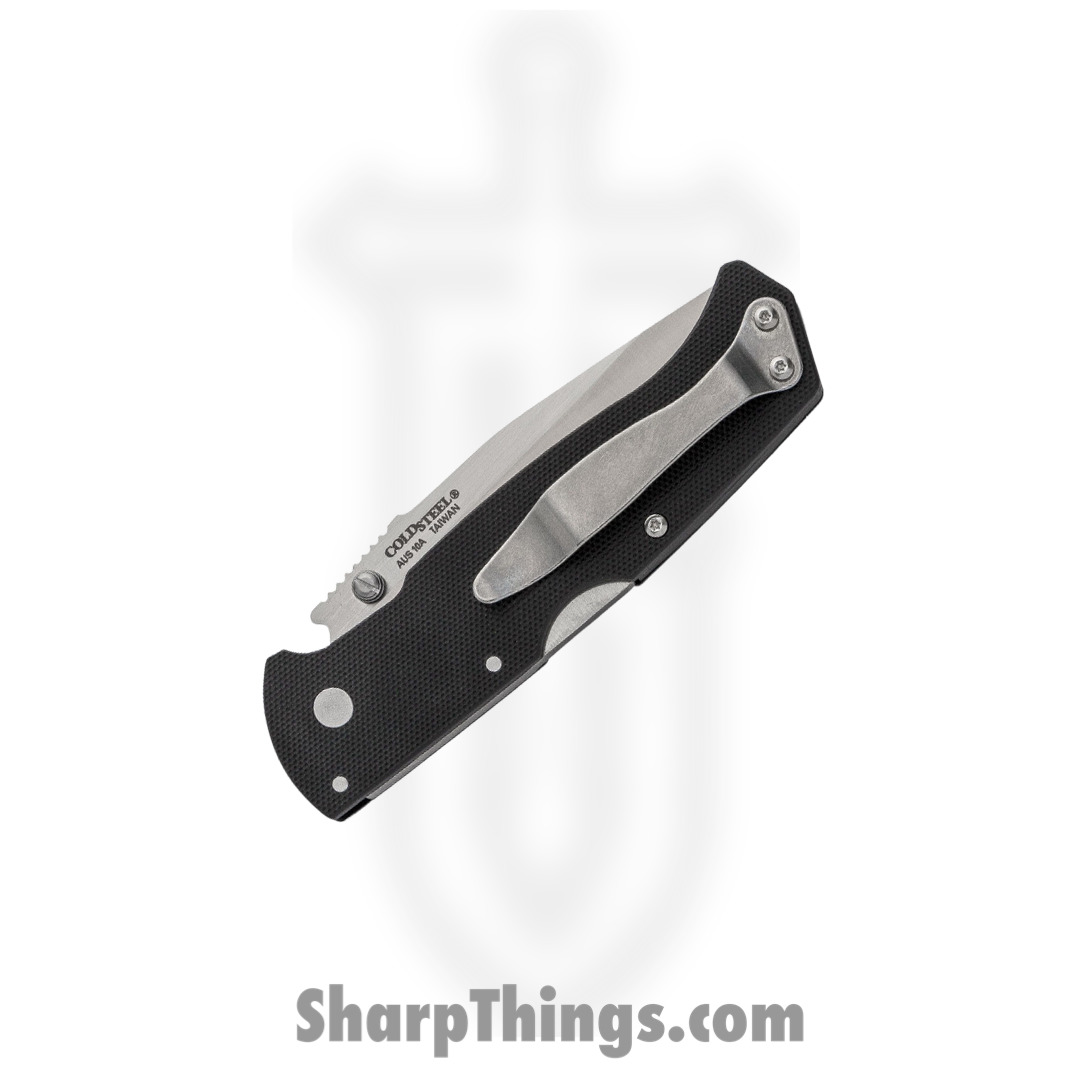 Cold Steel - CS26WT - Air Lite Folding Knife Tanto - Satin AUS-10 - G10 - Black - Image 4