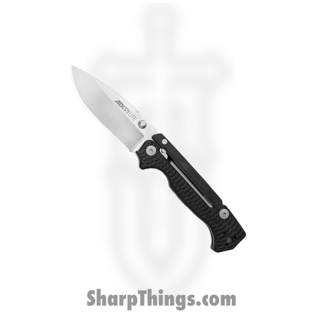 Cold Steel - CS58SQL - AD-15 Lite - Folding Knife - AUS-10A Satin Drop Point - Griv-Ex - Black