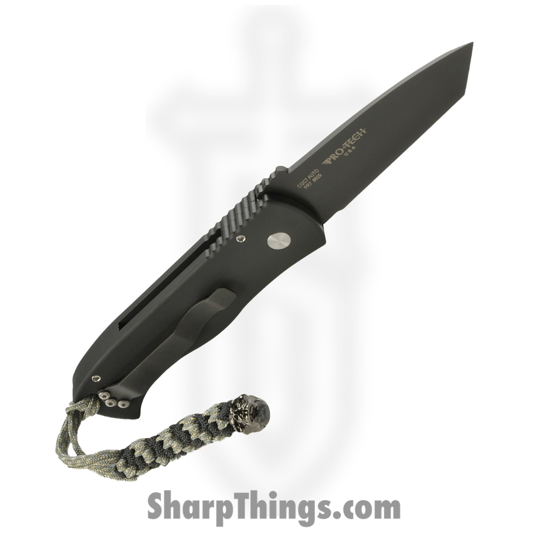ProTech - E7T3-PUNISHER - Emerson CQC7 Punisher - Automatic Knife - 154CM Two Tone Tanto - Aluminum - Black - Image 2