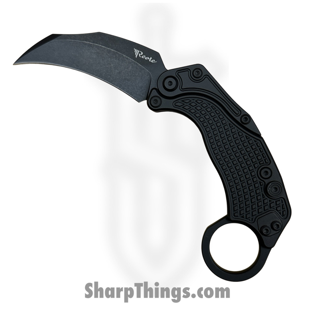 Reate Knives - EXOKPVBK - EXO-K - Gravity Karambit 2pc Set - Folding Knife - PVD N690 - Black