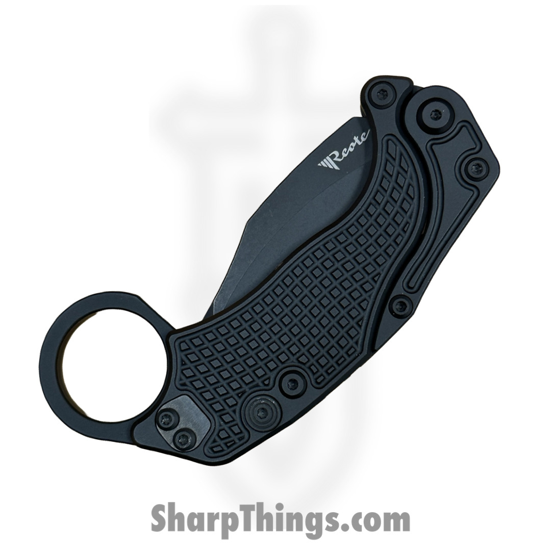 Reate Knives - EXOKPVBK - EXO-K - Gravity Karambit 2pc Set - Folding Knife - PVD N690 - Black - Image 6