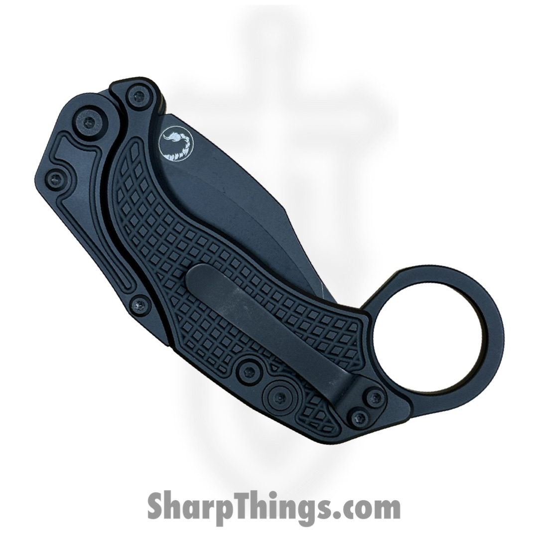 Reate Knives - EXOKPVBK - EXO-K - Gravity Karambit 2pc Set - Folding Knife - PVD N690 - Black - Image 5
