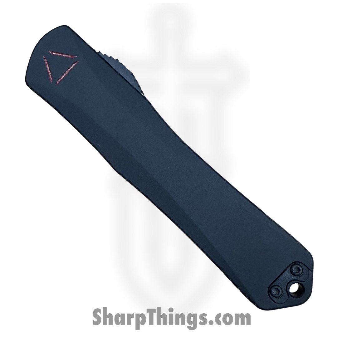 Heretic Knives - H031-6A-PRED - Manticore X Predator - OTF Auto - Magnacut Coated Tanto - 6061-T6 Aluminum/Engraved Logo - Black/Red - Image 4