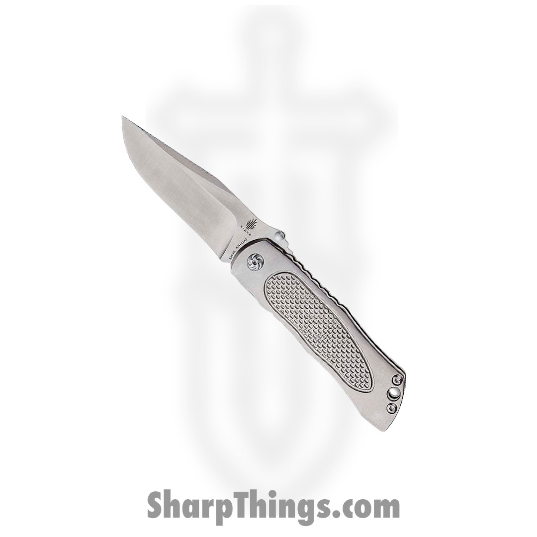 Kizer Cutlery - KI4497A2 - Wakulla - Folding Knife - KI4497A2 Wakulla Folding Knife - 6AL4V Titanium - Gray