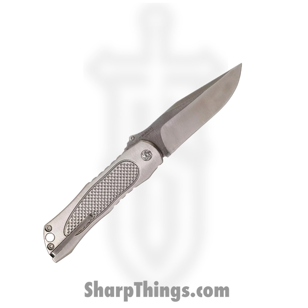 Kizer Cutlery - KI4497A2 - Wakulla - Folding Knife - KI4497A2 Wakulla Folding Knife - 6AL4V Titanium - Gray - Image 2