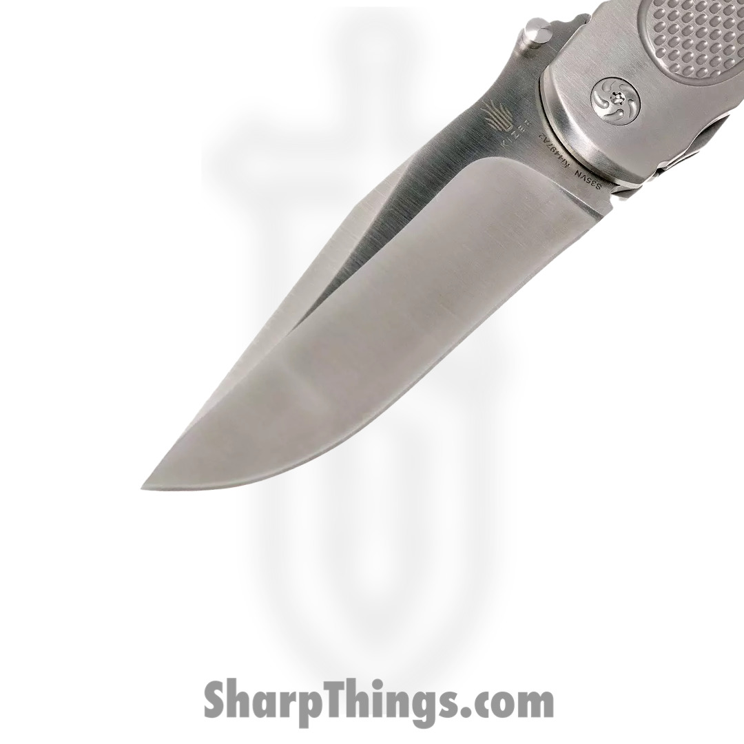 Kizer Cutlery - KI4497A2 - Wakulla - Folding Knife - KI4497A2 Wakulla Folding Knife - 6AL4V Titanium - Gray - Image 5