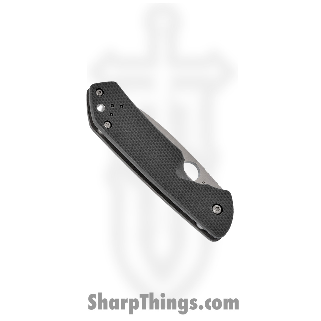 Spyderco - SC232GTIP - Jerry Brouwer - Folding Knife - S30V Satin Drop Point - G10 - Green - Image 2