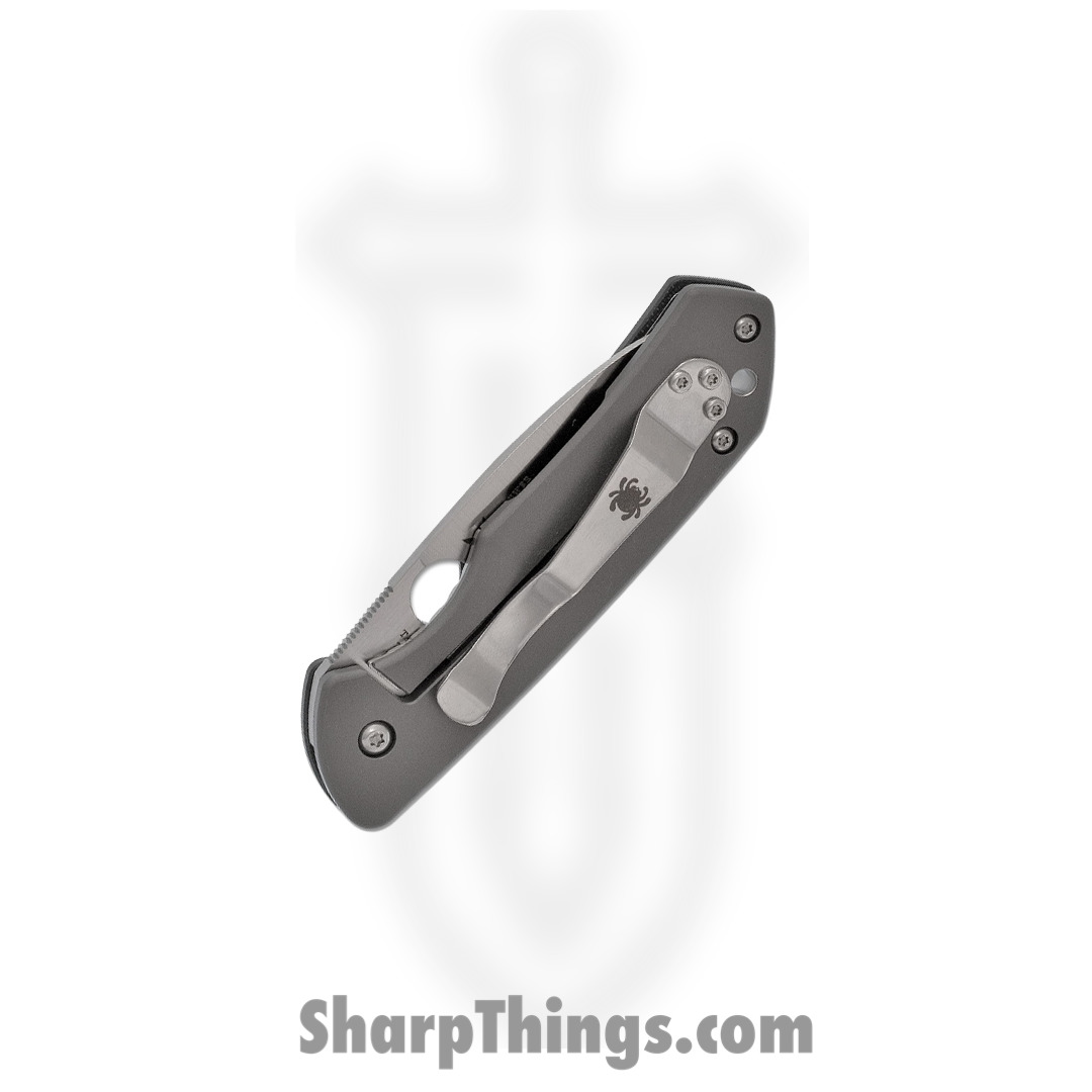 Spyderco - SC232GTIP - Jerry Brouwer - Folding Knife - S30V Satin Drop Point - G10 - Green - Image 3