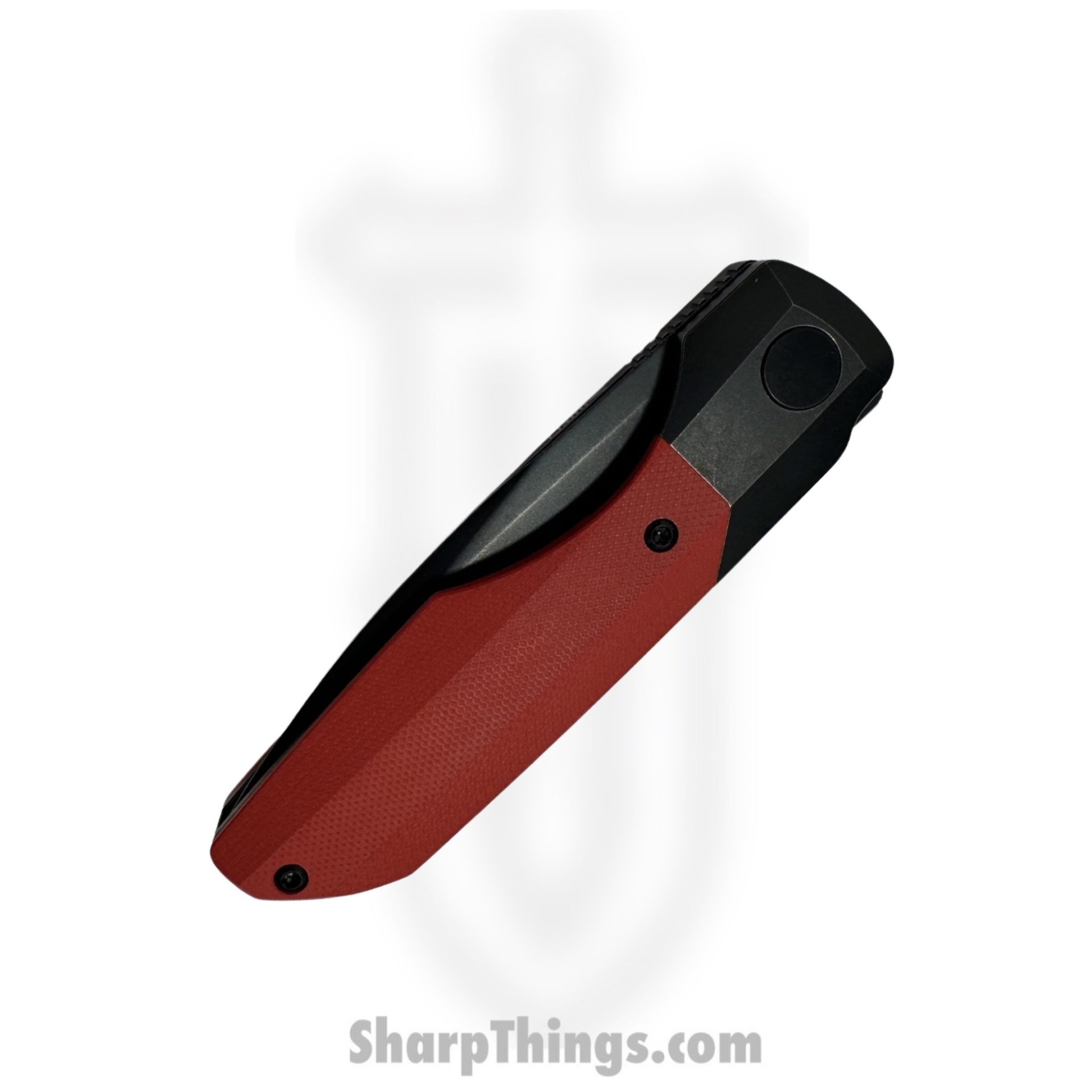 Vero Engineering - V-VS-BRG$-FK-0291-S - Synapse - Folding Knife - Blackwash M390 Drop Point - G10 - Red - Image 3