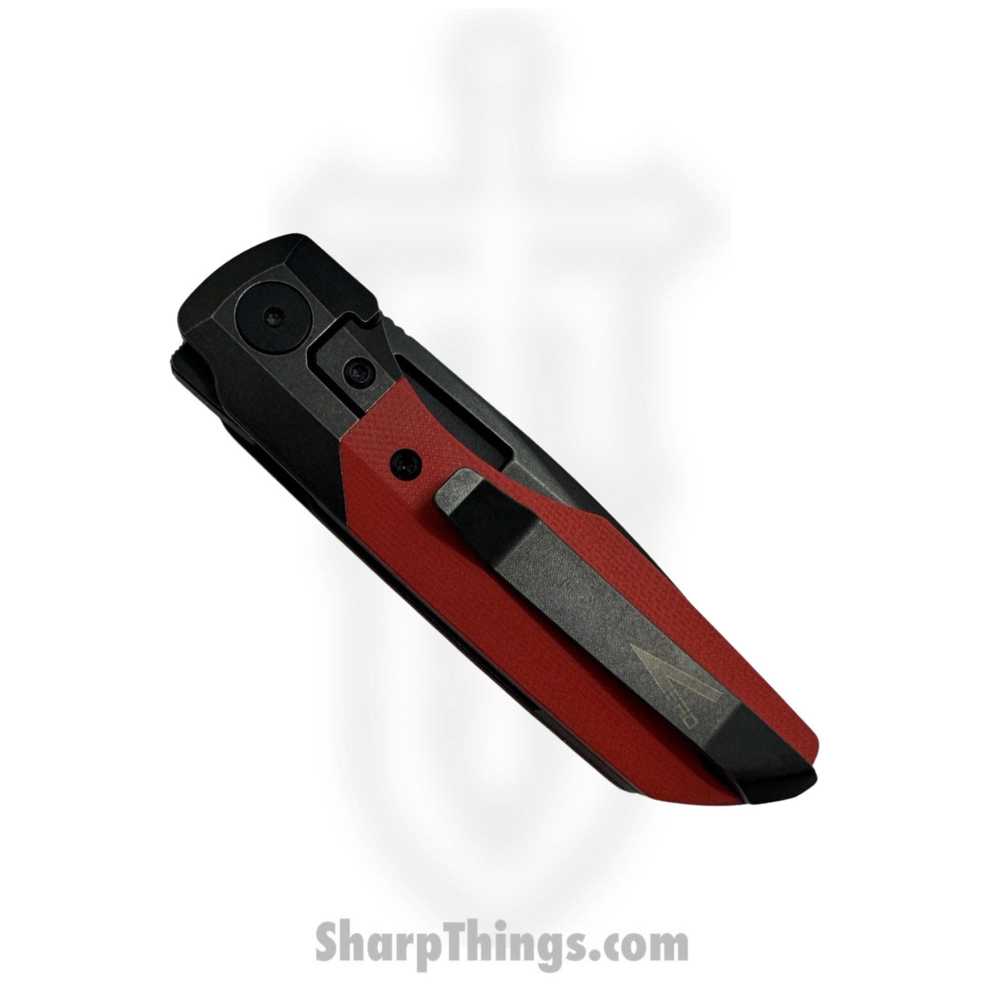 Vero Engineering - V-VS-BRG$-FK-0291-S - Synapse - Folding Knife - Blackwash M390 Drop Point - G10 - Red - Image 2