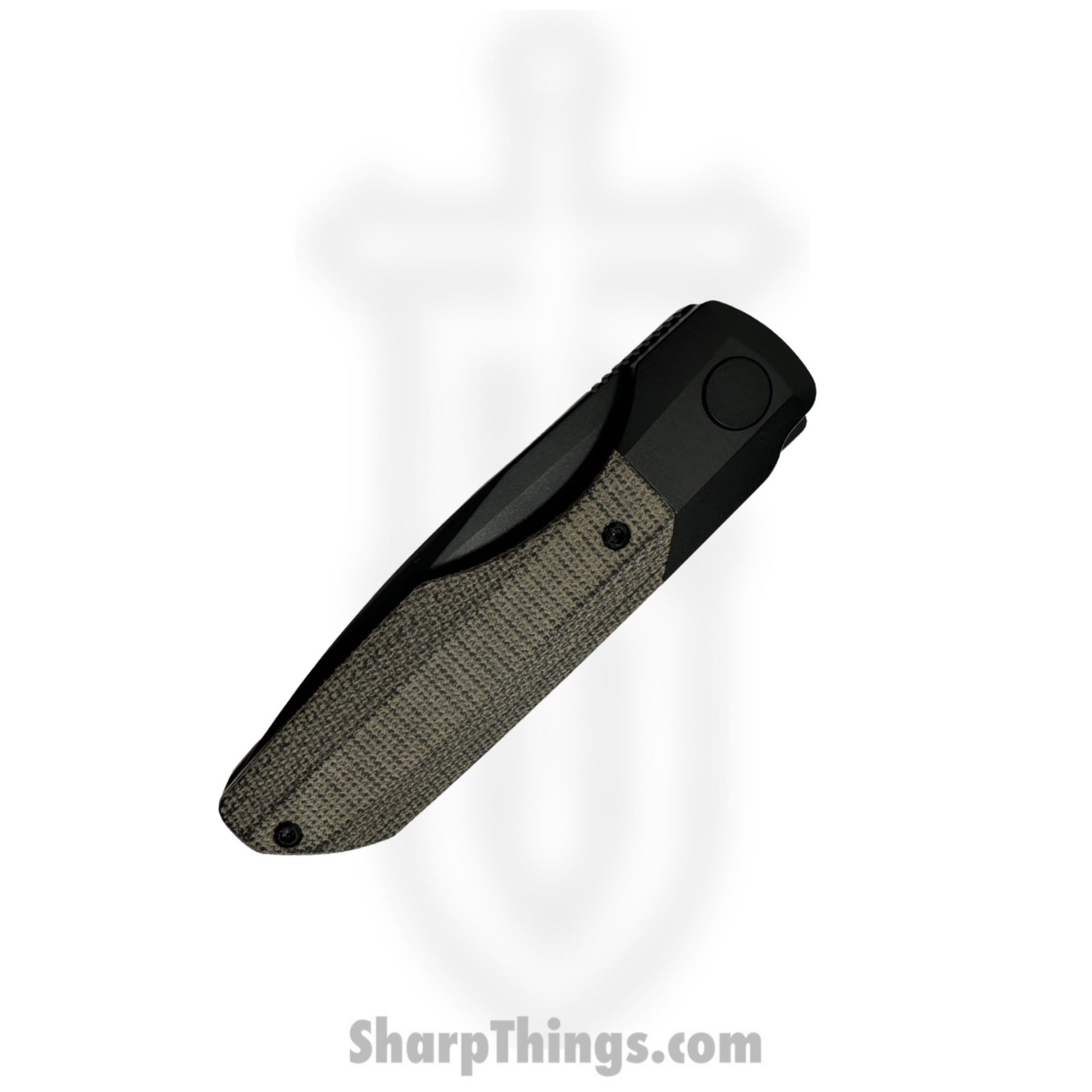 Vero Engineering - V-VS-DLC-BLK-MIC - Synapse - Folding Knife - DLC M390 Drop Point - Micarta - Black - Image 3