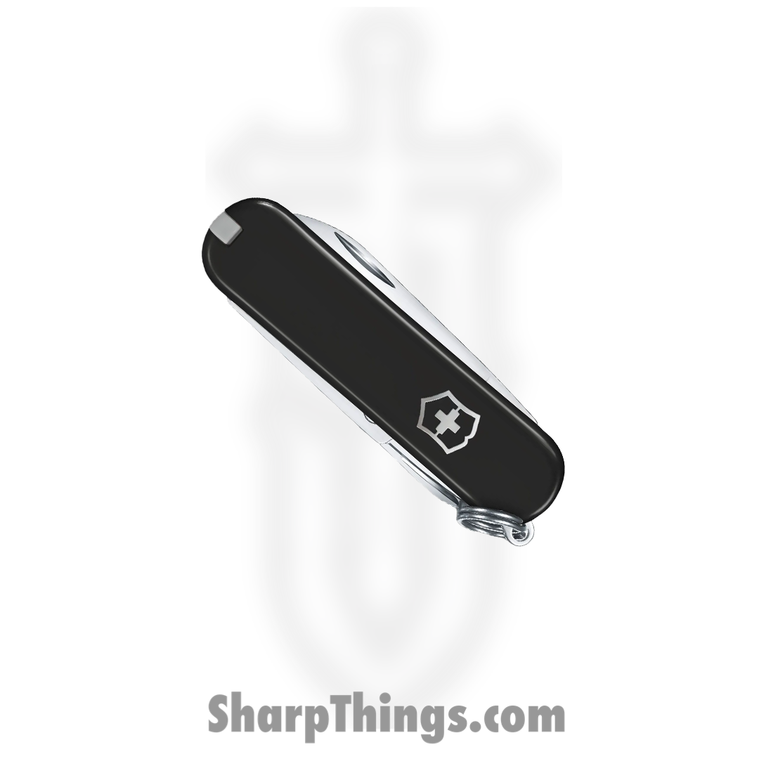 Victorinox - VN062233G - Classic SD Dark Illusion Swiss Army - Folding Knife - Stainless Polished Multi Tool - ABS/Celidor - Black - Image 2
