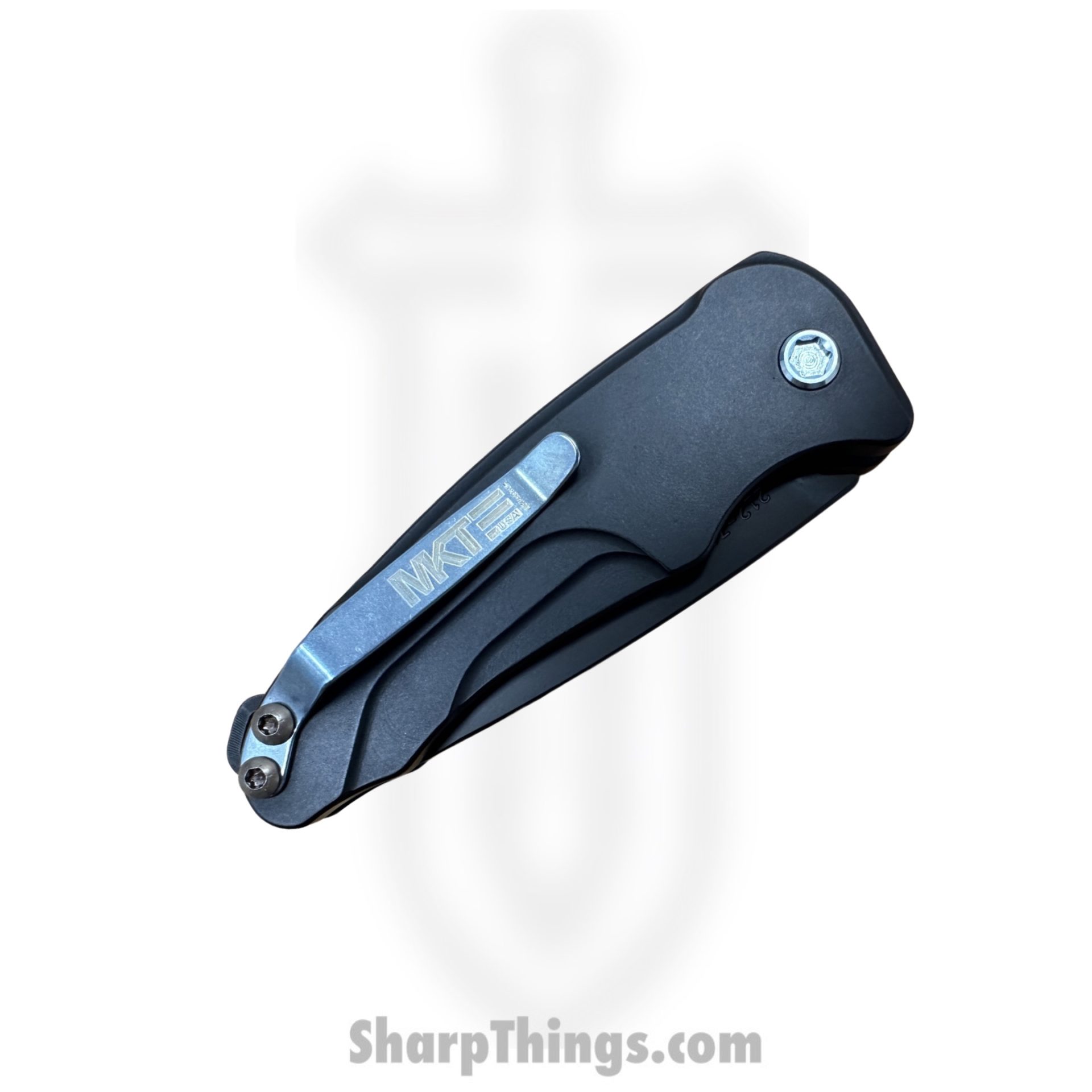 Medford Knife - MKA394PQ-42AB-T2C2-Q4 - Smooth Criminal Auto Folder - PVD S45VN – Black - Teal - Image 2