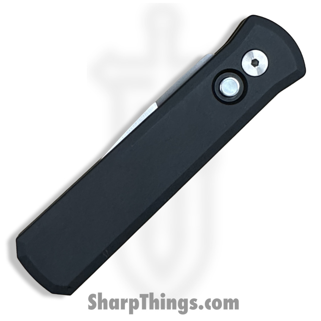 ProTech - 721-LTD - Godson - Automatic Knife - 154CM Satin Spear Point - 6061-T6 Aluminum - Black - Image 5