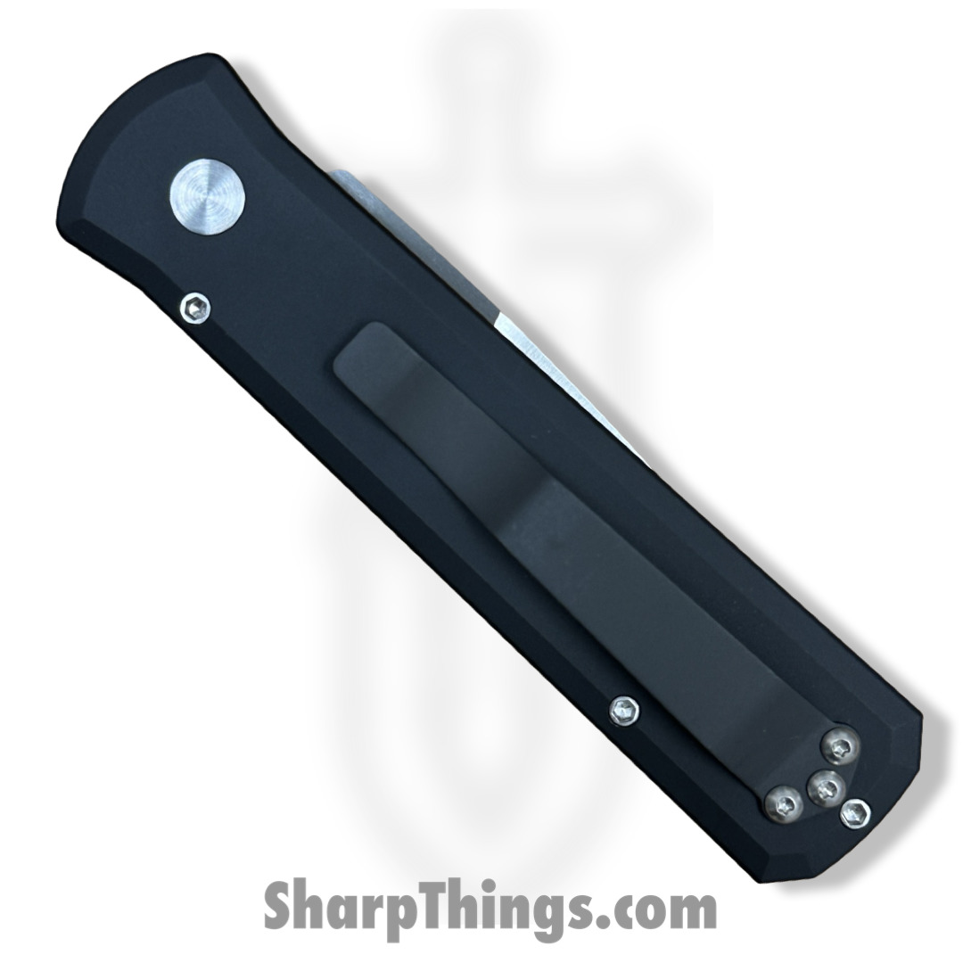 ProTech - 721-LTD - Godson - Automatic Knife - 154CM Satin Spear Point - 6061-T6 Aluminum - Black - Image 3