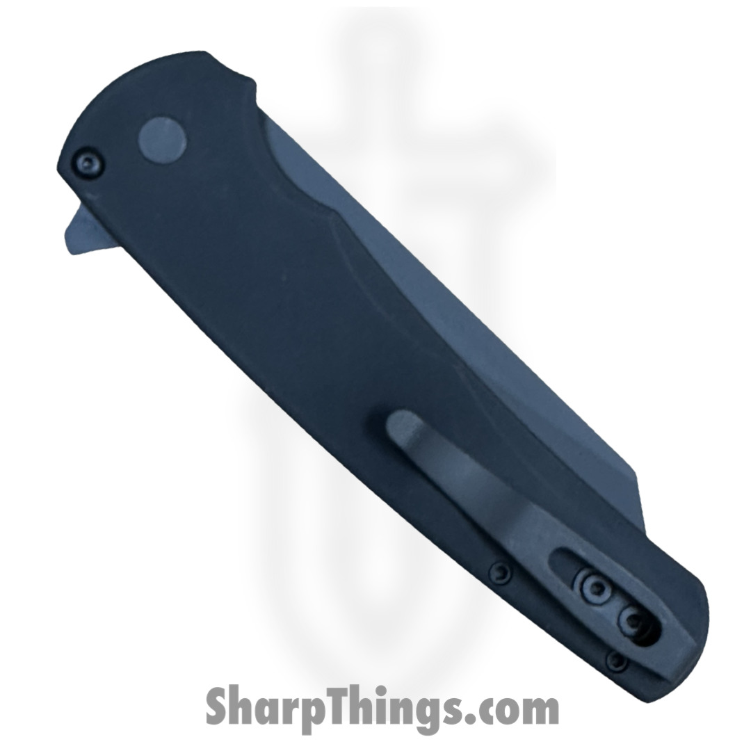 ProTech - 5203-OPERATOR - Malibu Operator - Folding Knife - CPM-20CV Coated Reverse Tanto - Aluminum - Black - Image 4