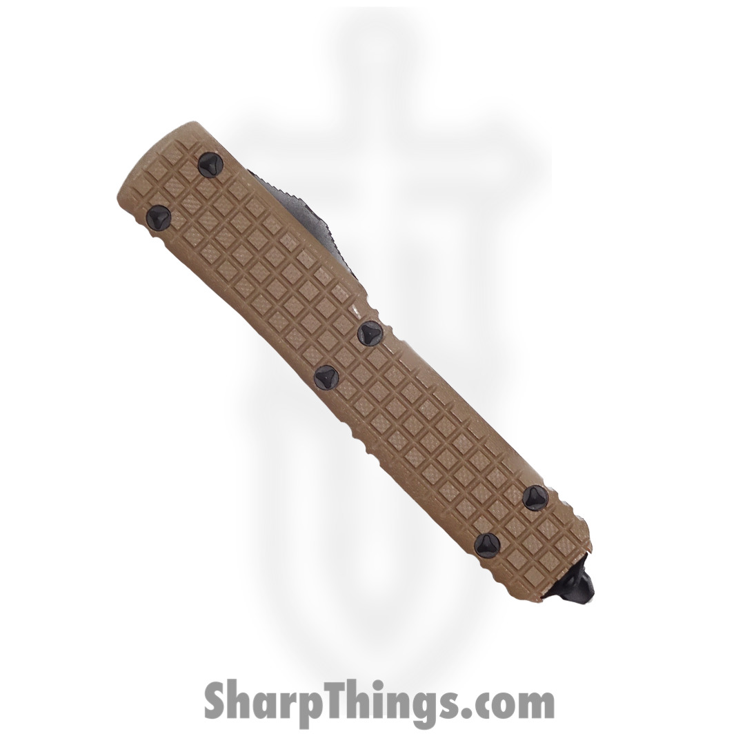 Microtech - 121-1FRGTTAS - Ultratech Tactical Signature Series - OTF Auto - 121-1FRGTTAS Ultratech Tactical Signature Series OTF Auto - G10/Aluminum - Tan/Black - Image 3