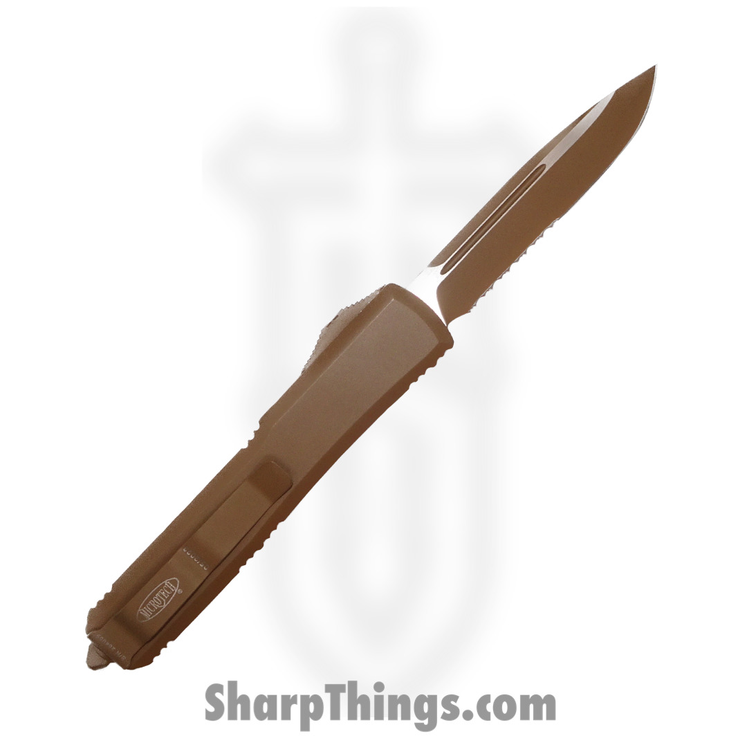 Microtech - 121-2CTA - Ultratech - OTF Auto - 121-2CTA Ultratech OTF Auto - 6061-T6 Aluminum - Tan - Image 2
