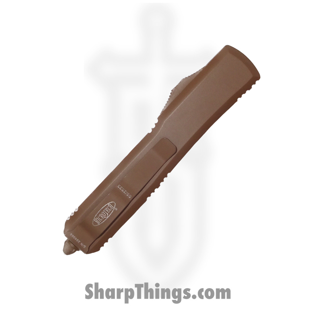 Microtech - 121-2CTA - Ultratech - OTF Auto - 121-2CTA Ultratech OTF Auto - 6061-T6 Aluminum - Tan - Image 4