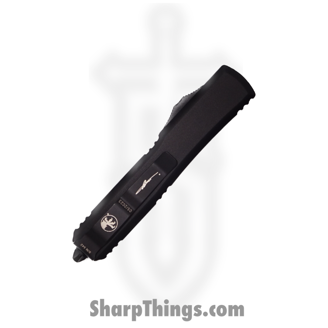 Microtech - 121-2FRGTODS - Ultratech Signature Series Tactical Frag - OTF Auto - 121-2FRGTODS Ultratech Signature Series Tactical Frag OTF Auto - G10/Aluminum - OD Green/Black - Image 4