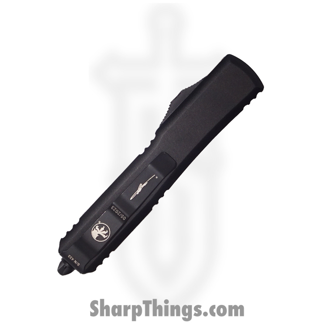 Microtech - 121-2FRGTTAS - Ultratech Signature Series Tactical Frag - OTF Auto - 121-2FRGTTAS Ultratech Signature Series Tactical Frag OTF Auto - G10/Aluminum - Tan/Black - Image 4