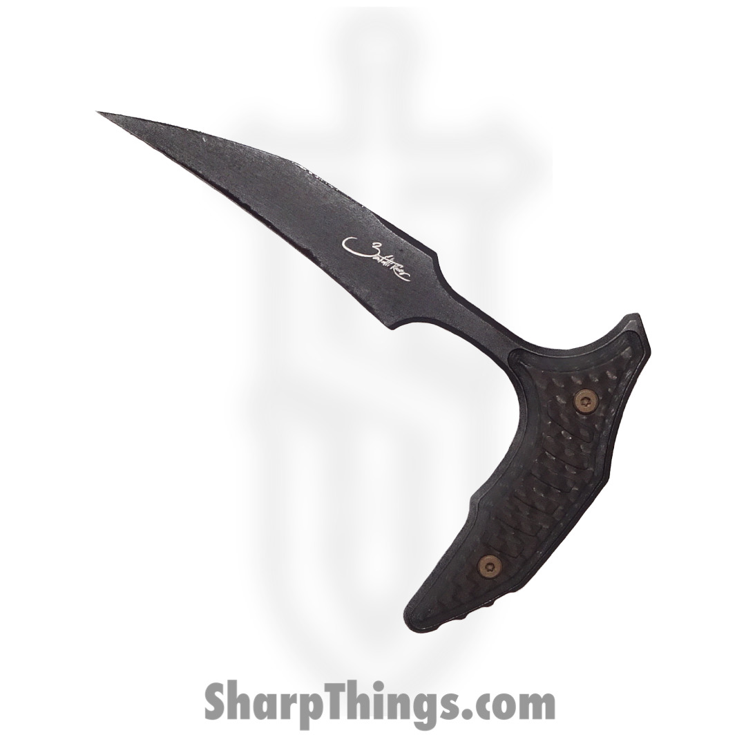 Microtech - 218-1DLCCFS - Bee - Fixed Blade Knife - 218-1DLCCFS Bee Fixed Blade Knife - Carbon Fiber - Black