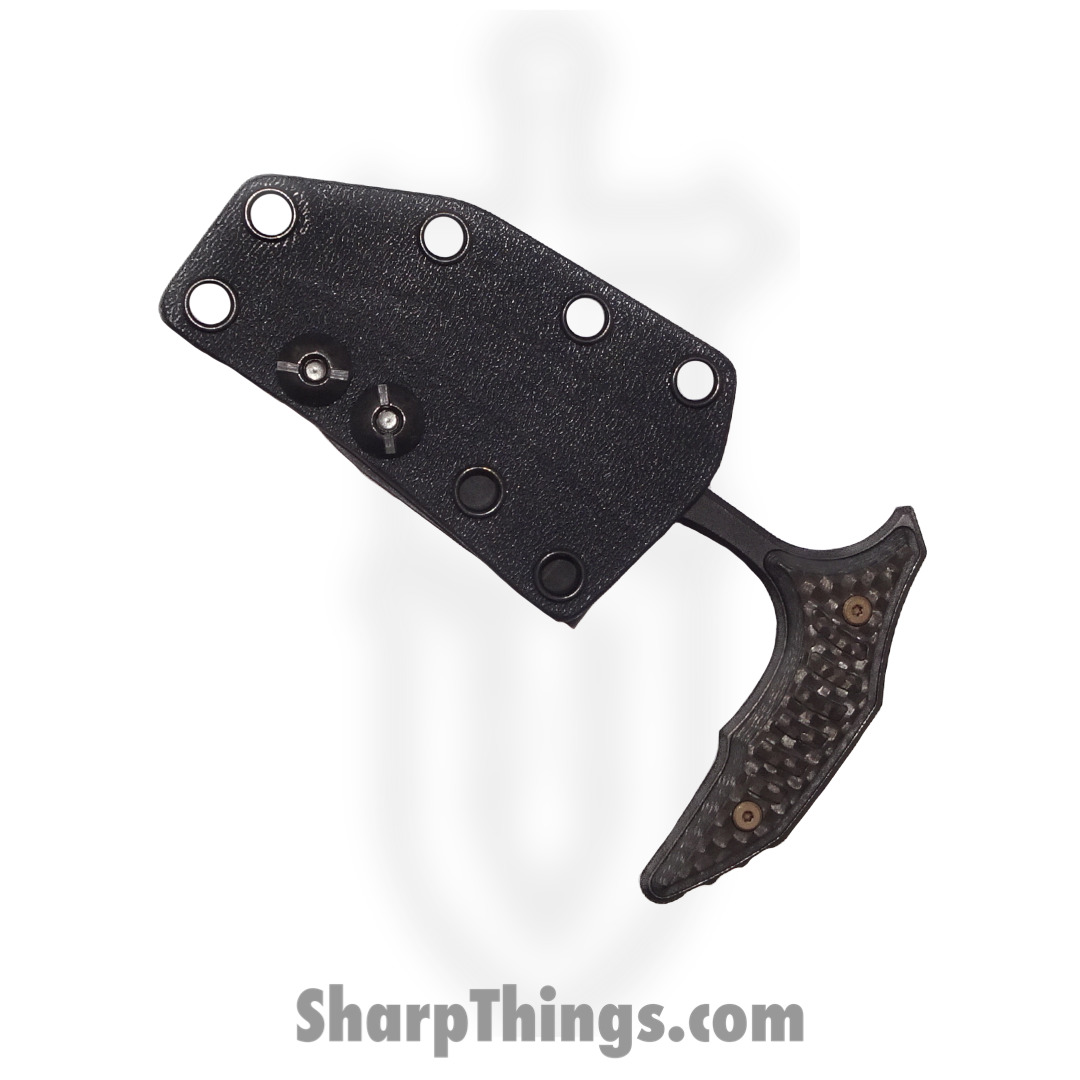 Microtech - 218-1DLCCFS - Bee - Fixed Blade Knife - 218-1DLCCFS Bee Fixed Blade Knife - Carbon Fiber - Black - Image 3