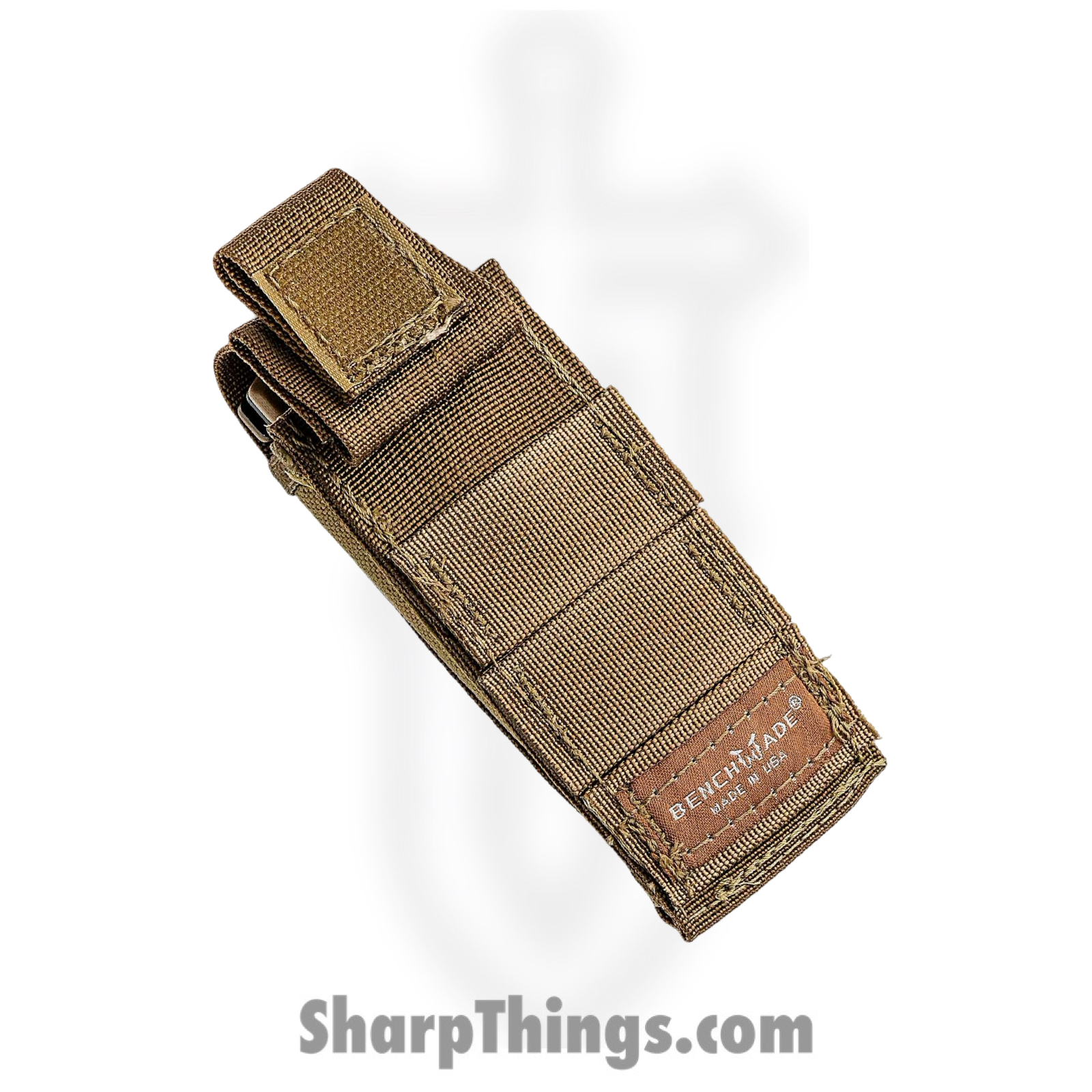 Benchmade - 2750SGY-3 - Adamas - Automatic Knife - CPM CruWear Coated Drop Point P/S - G10 - Tan - Image 5