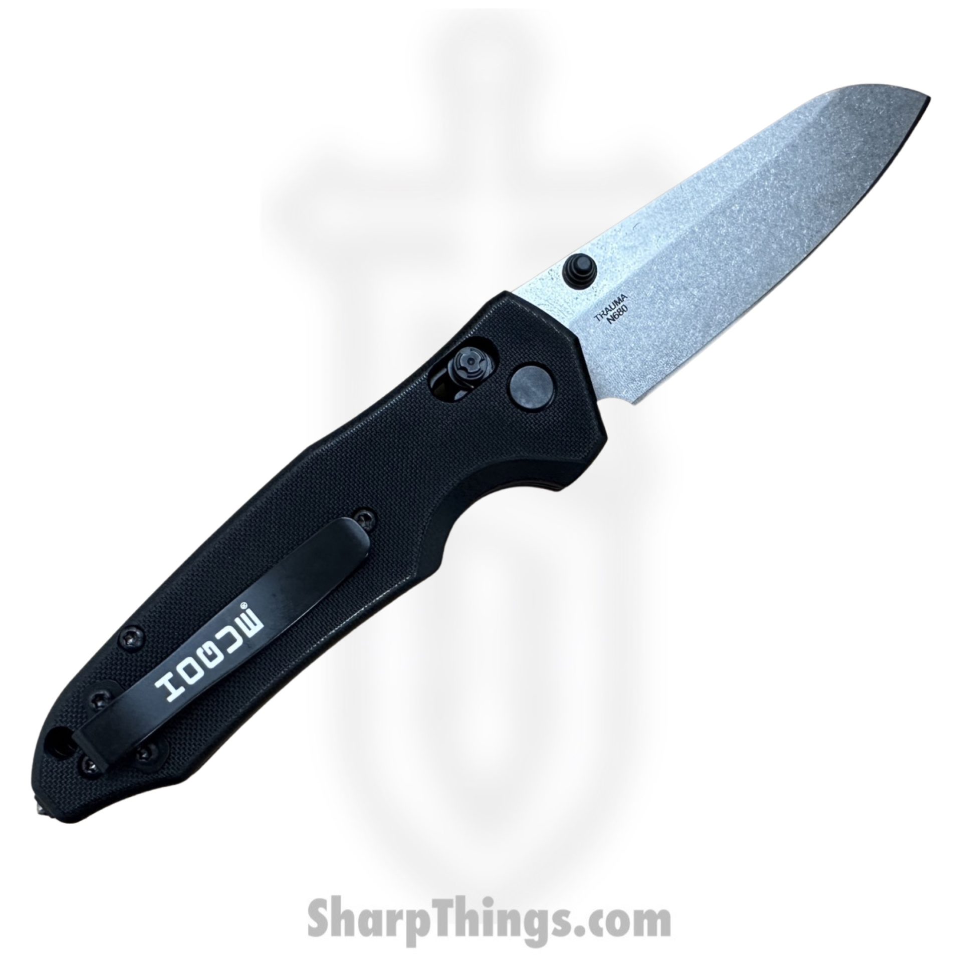 Hogue - 34776 - Trauma First Response Folder - Stonewash N680 Sheepsfoot - G10 - Black - Image 2