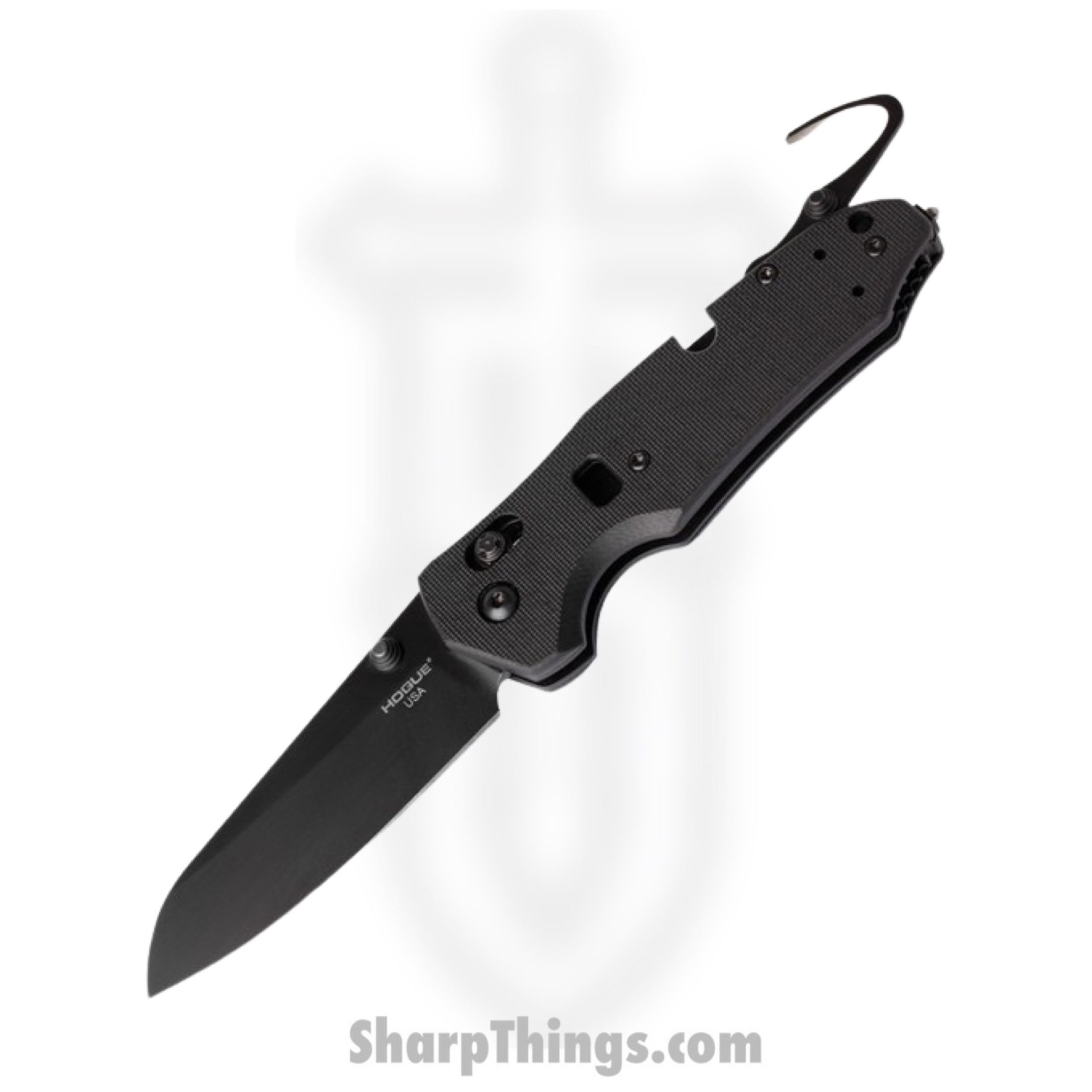 Hogue - 34779 - Trauma First Response Folder - Cerakote N680 Sheepsfoot - G10 - Black