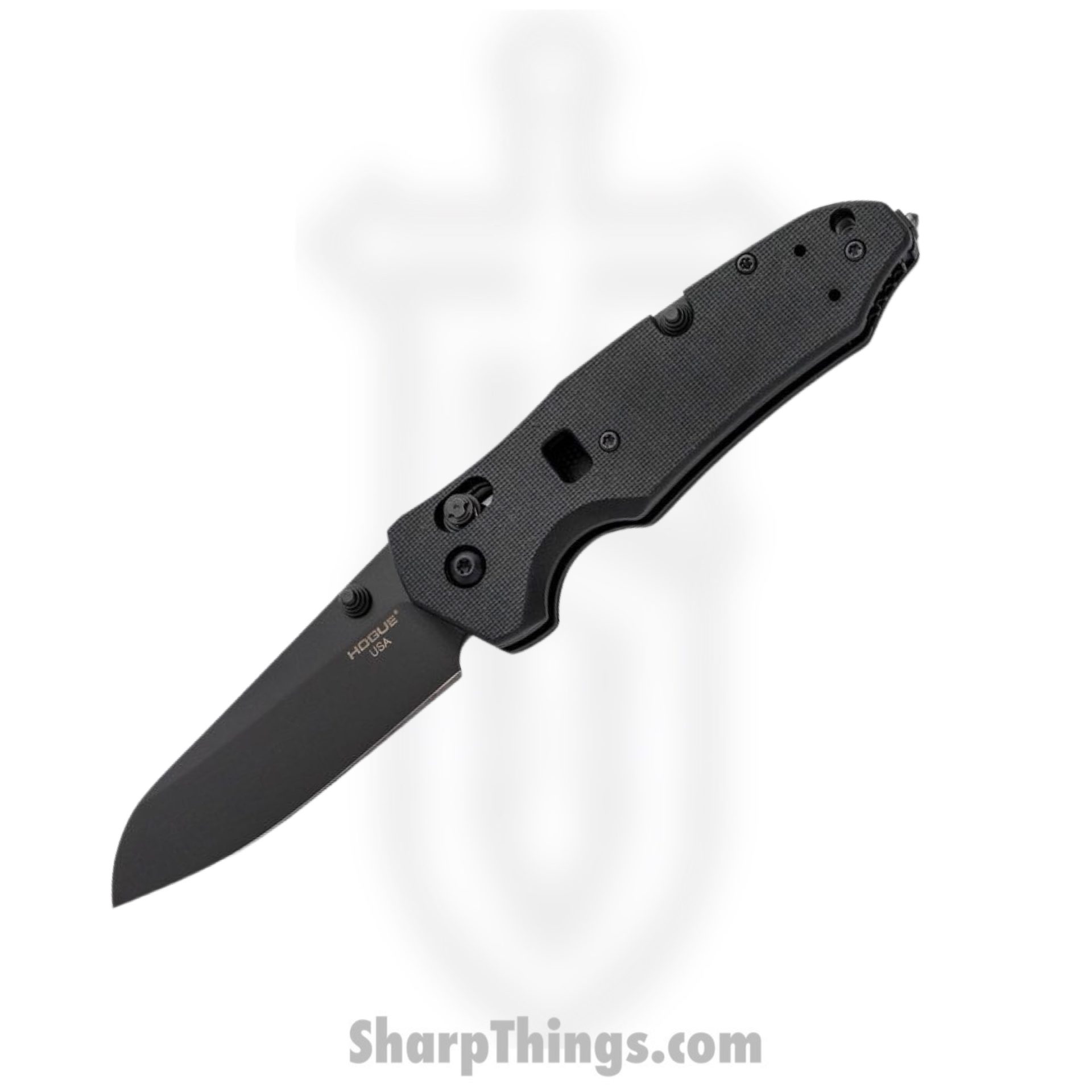 Hogue - 34779 - Trauma First Response Folder - Cerakote N680 Sheepsfoot - G10 - Black - Image 3