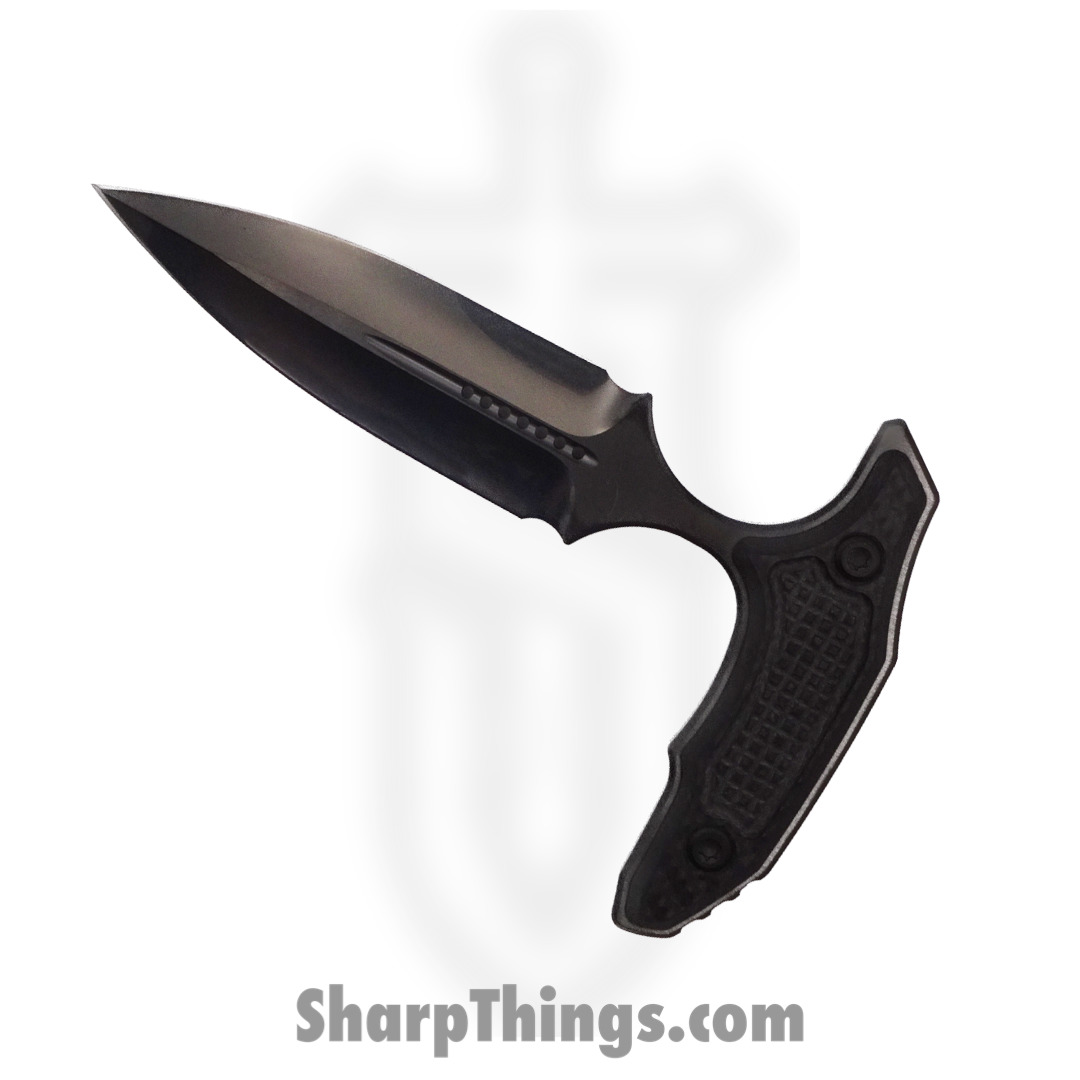 Microtech - 391-MCK-BC24 - Hypnotic Fixed Blade - M390 Stonewashed DLC Double Edge - Carbon Fiber - Black