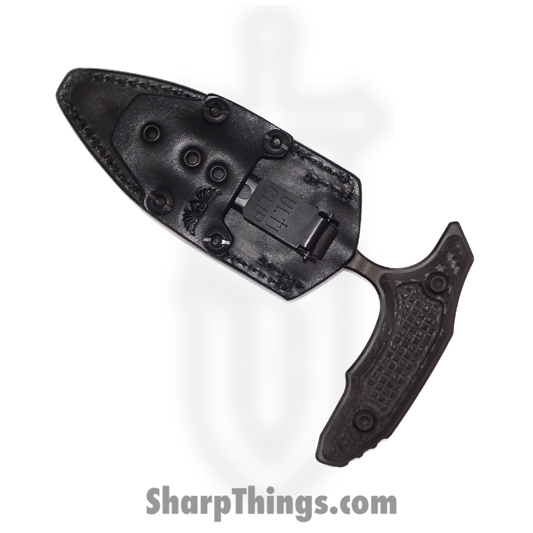 Microtech - 391-MCK-BC24 - Hypnotic Fixed Blade - M390 Stonewashed DLC Double Edge - Carbon Fiber - Black - Image 3
