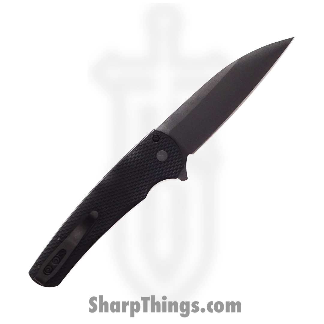 PROTECH - 5306MALIBU - Malibu Blade Show 2023 Black Textured Mosaic - Magnacut DLC Black Wharncliffe - Aluminum - Textured Black - Image 2