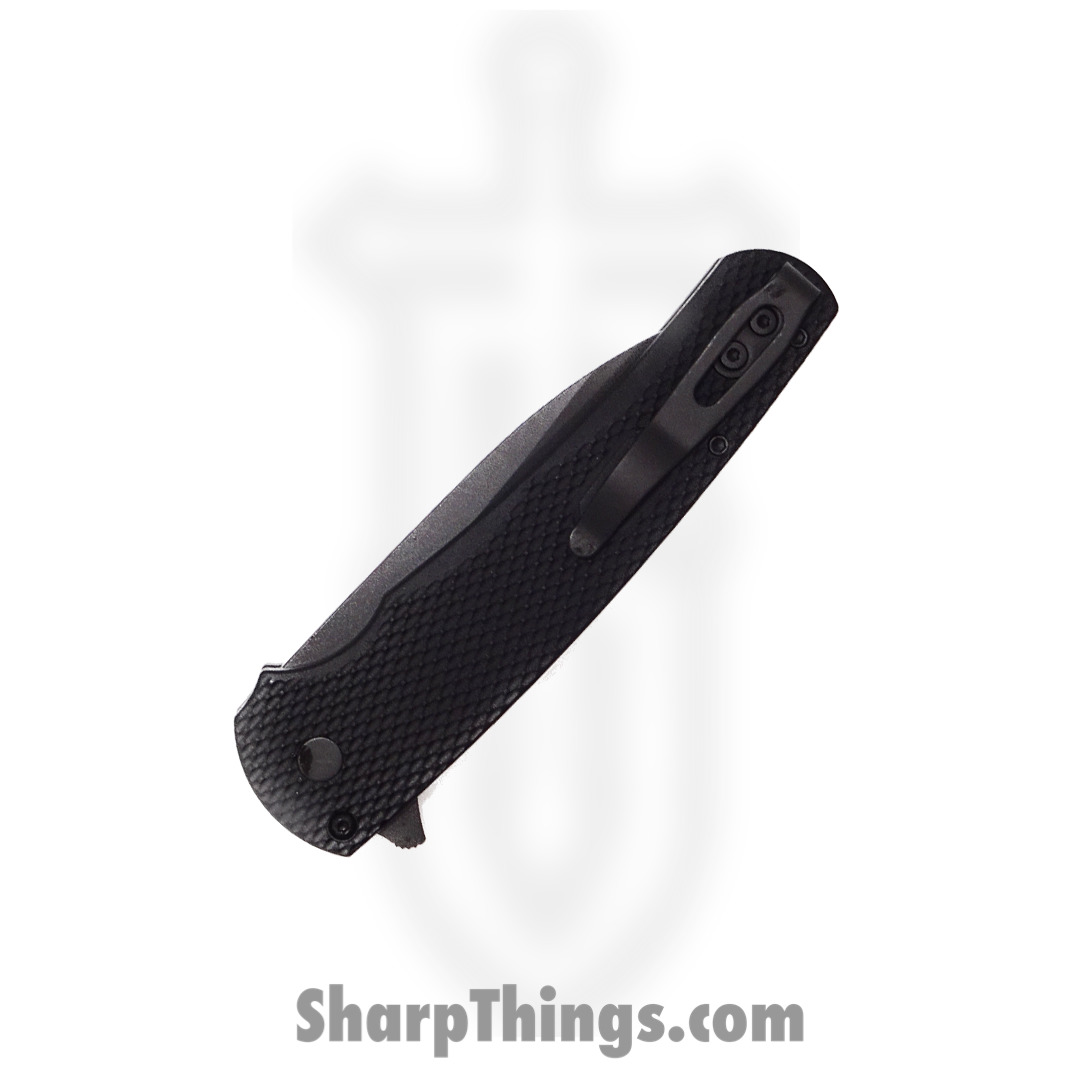 PROTECH - 5306MALIBU - Malibu Blade Show 2023 Black Textured Mosaic - Magnacut DLC Black Wharncliffe - Aluminum - Textured Black - Image 6