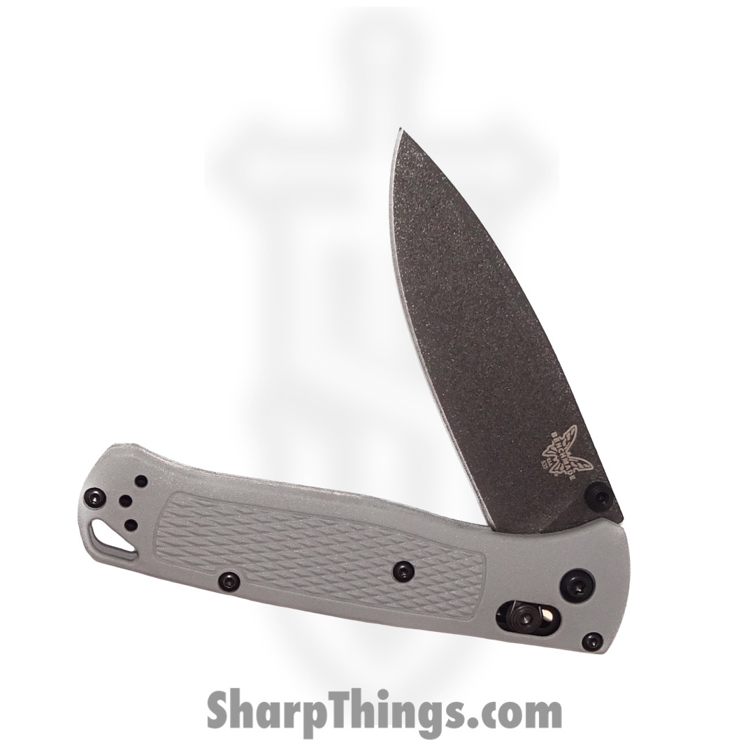 Benchmade - 535BK-08 - Bugout - Folding Knife - S30V Cobalt Black Cerakote Drop Point - Grivory - Storm Gray - Image 6