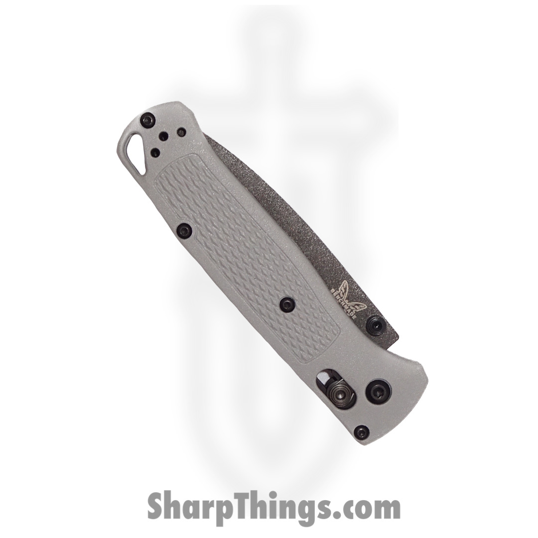 Benchmade - 535BK-08 - Bugout - Folding Knife - S30V Cobalt Black Cerakote Drop Point - Grivory - Storm Gray - Image 4