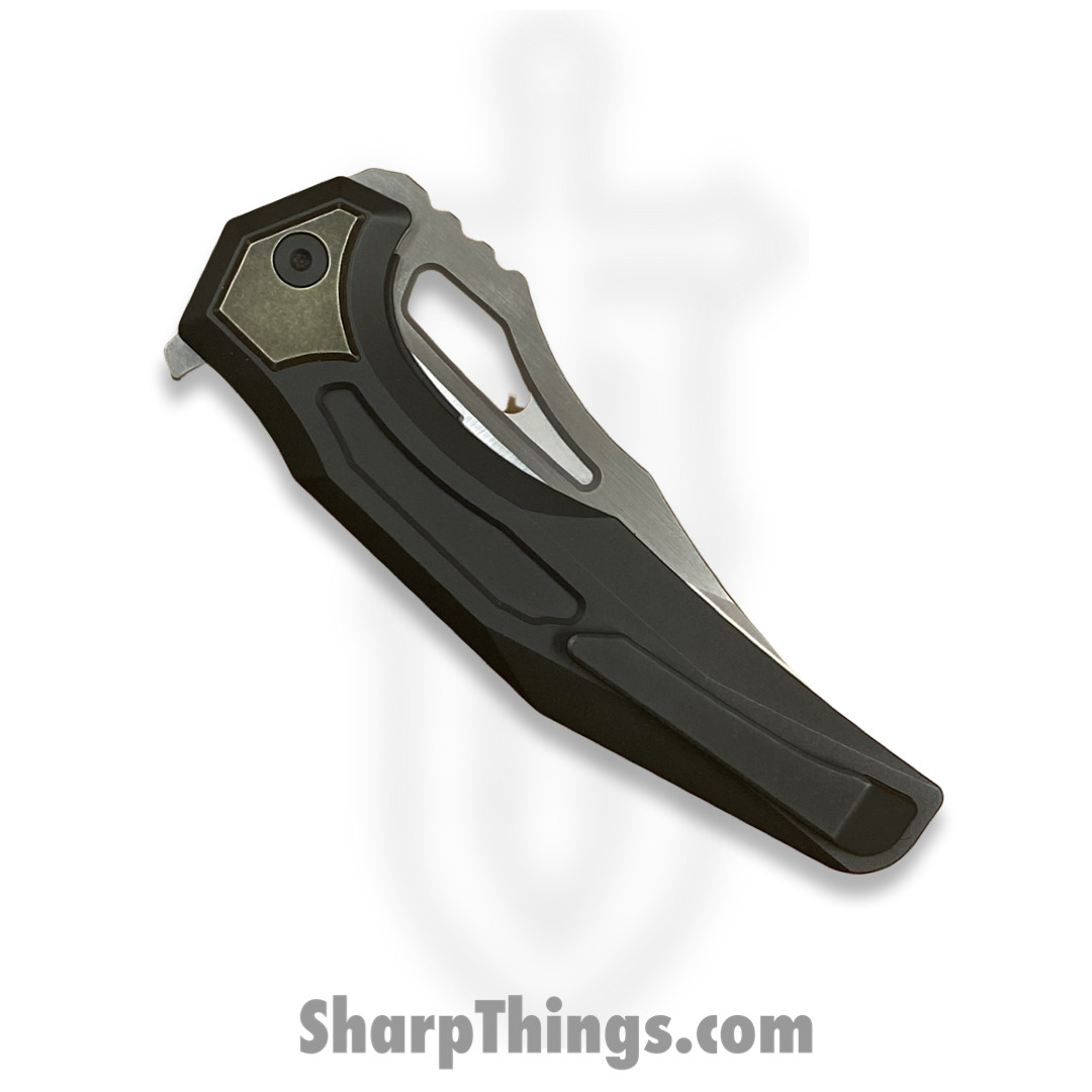 Arcane Design - ADCryptSATi - The Crypt - Folding Knife - M390 Satin Persian - 6AL4V Titanium - Black Gold - Image 3