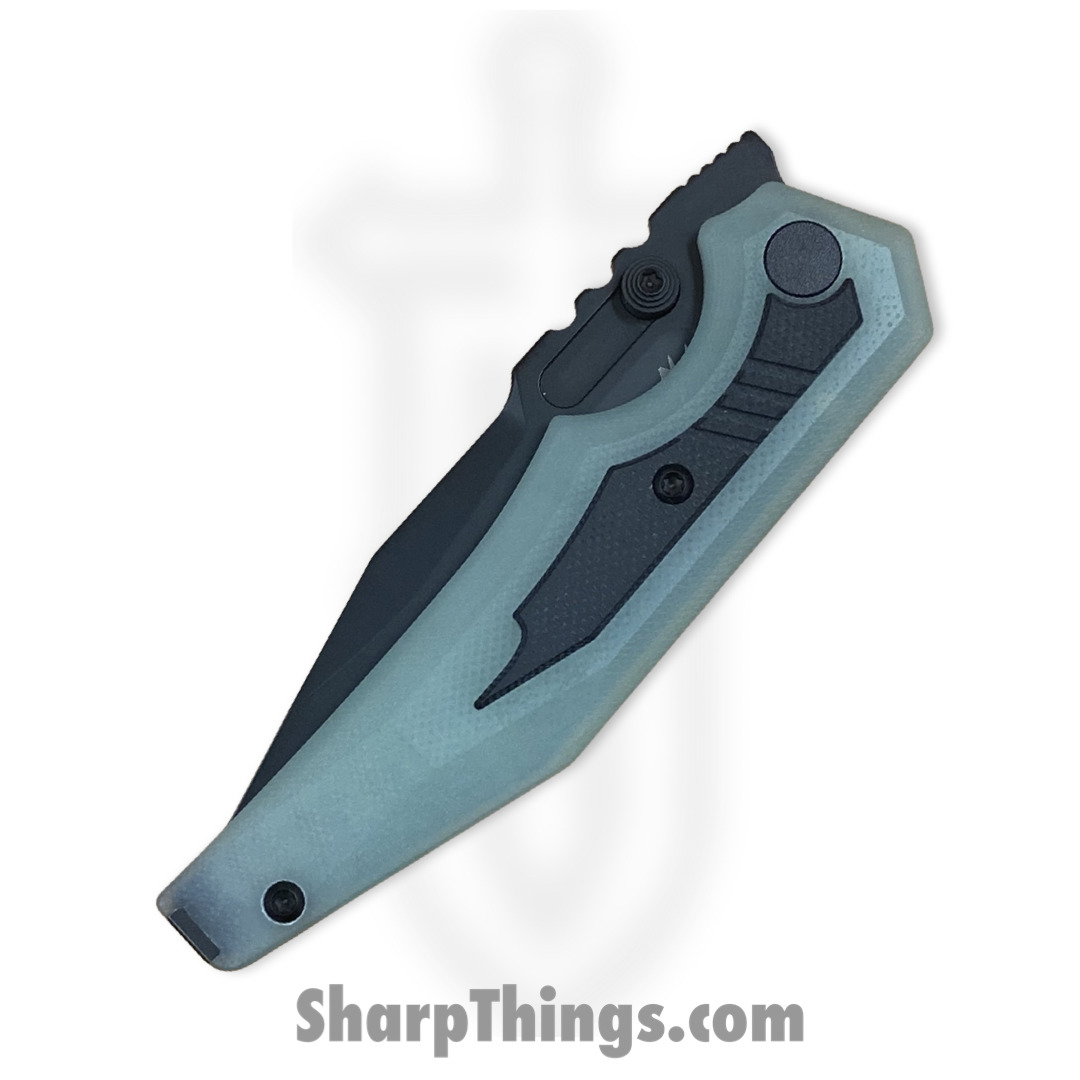 Arcane Design - ADPr35pvJg10 - Preytheon - Folding Knife - S35VN Coated Clip Point - G10 with Insert - Jade Black - Image 4