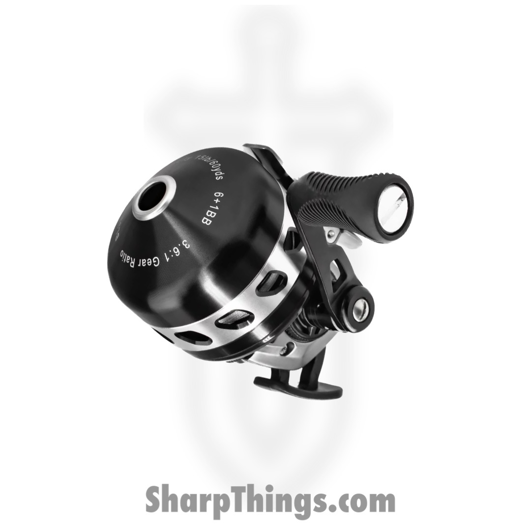 BALLISTA - BAL-RE-02 - BL33 Spincast Reel - Aluminum Alloy and Stainless Steel - Rubber - Black and Stainless
