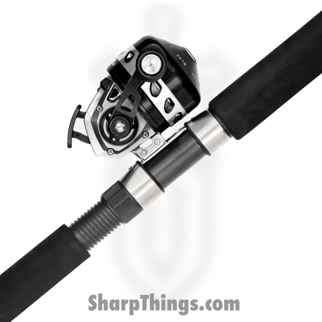 BALLISTA - BAL-RE-02 - BL33 Spincast Reel - Aluminum Alloy and Stainless Steel - Rubber - Black and Stainless - Image 3