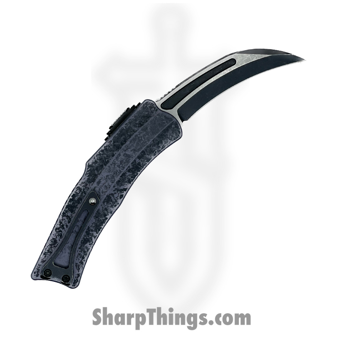 Heretic Knives - H060-14A-BRKGRY - ROC - OTF Auto - Magnacut Two Tone Karambit - 6061-T6 Aluminum - Breakthrough Grey - Image 2