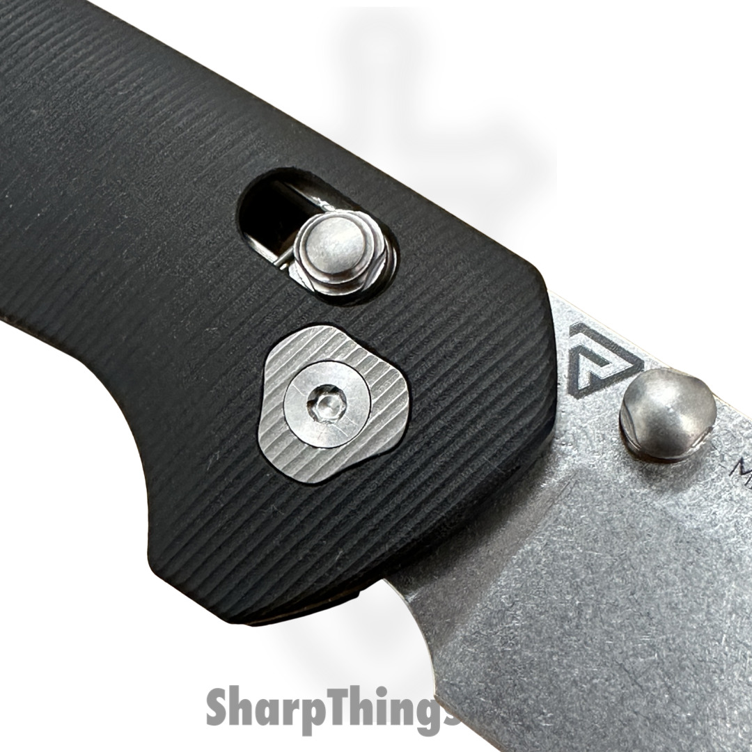 Tactile Knife Co. - 20-mv-mc01-rm02 - Maverick - Folding Knife - Magnacut Stonewash Drop Point - Micarta - BLACK - Image 2