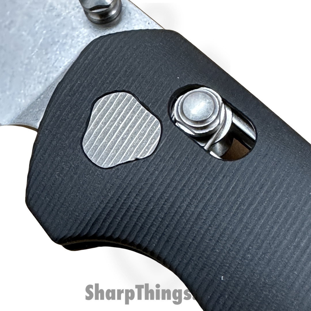 Tactile Knife Co. - 20-mv-mc01-rm02 - Maverick - Folding Knife - Magnacut Stonewash Drop Point - Micarta - BLACK - Image 8